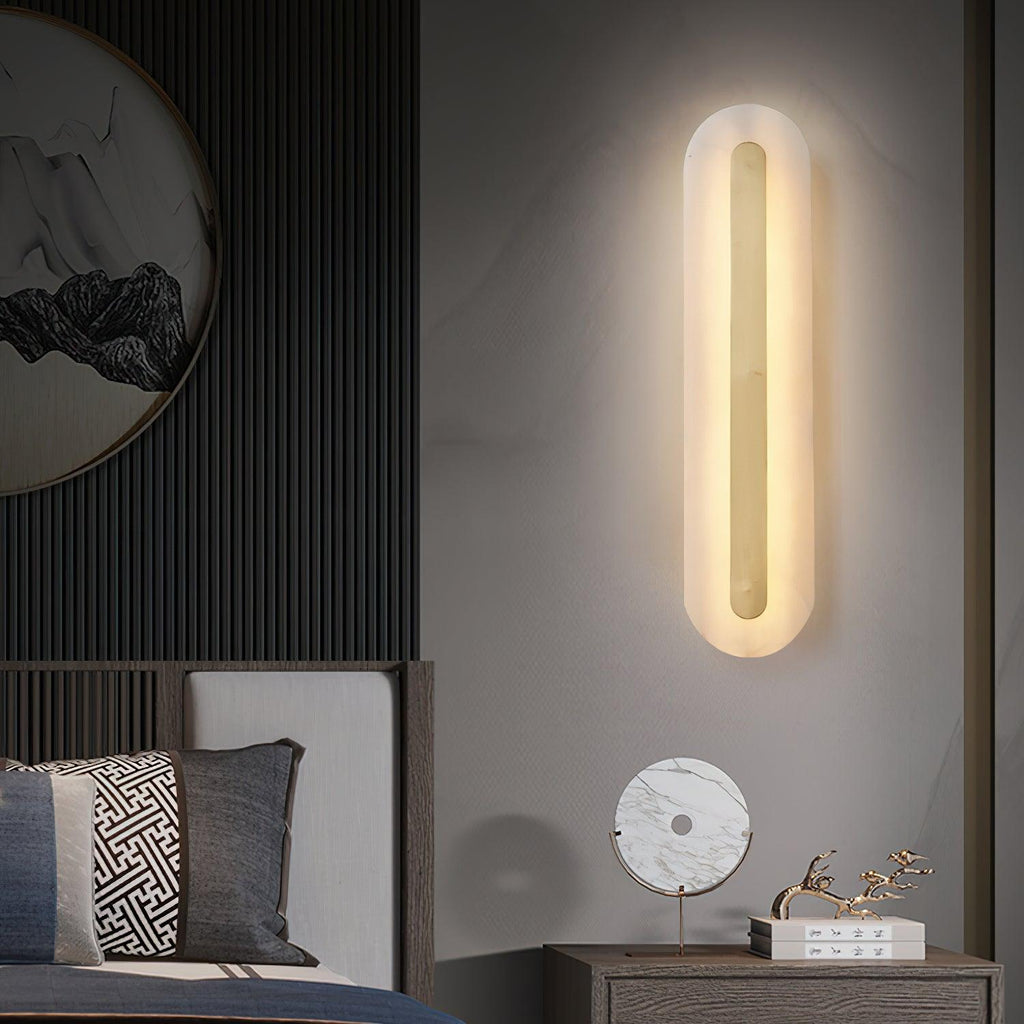 Selvia Wall Sconce in Alabaster