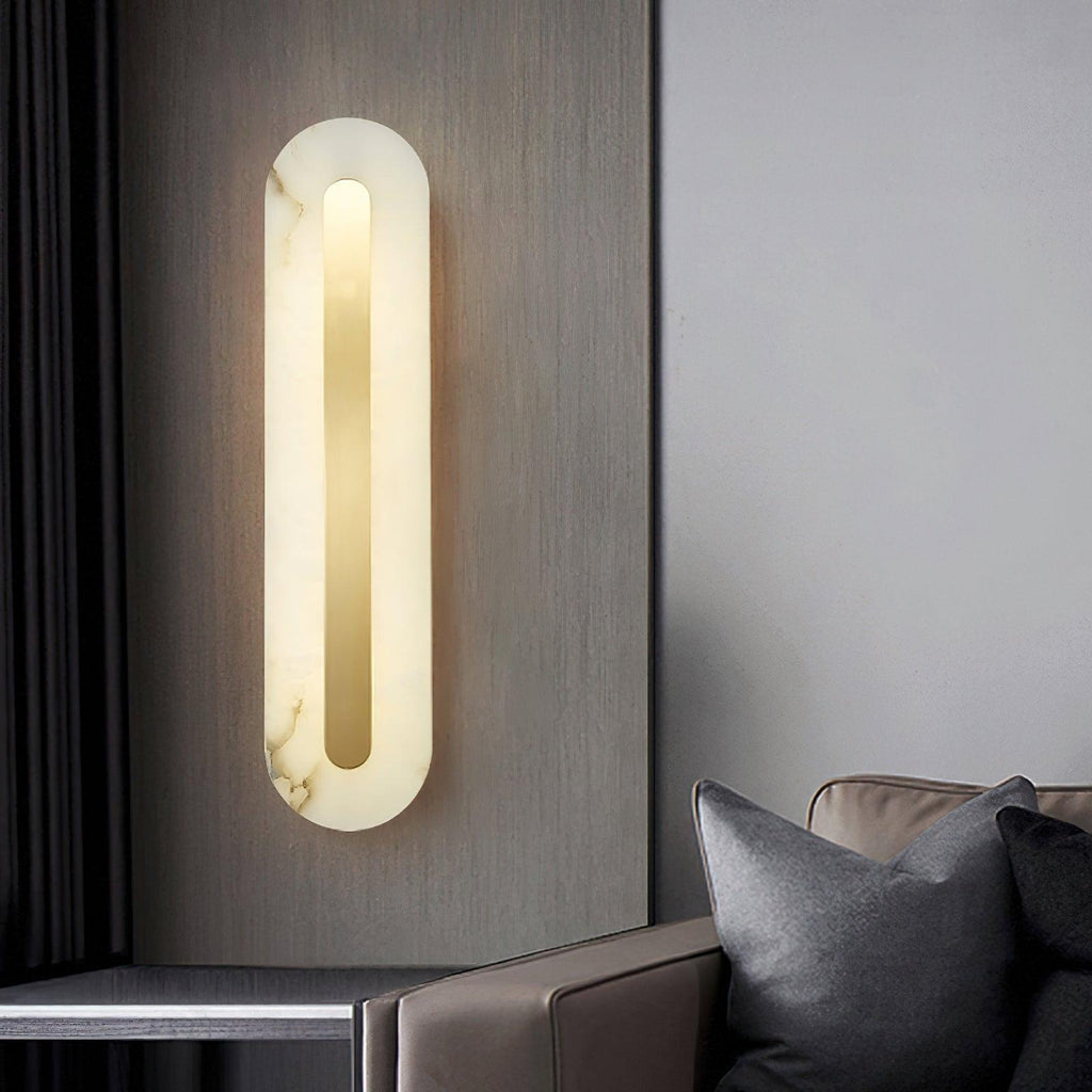 Selvia Wall Sconce in Alabaster