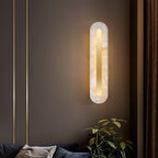 Hurn Alabaster Rounded Wall Lamp