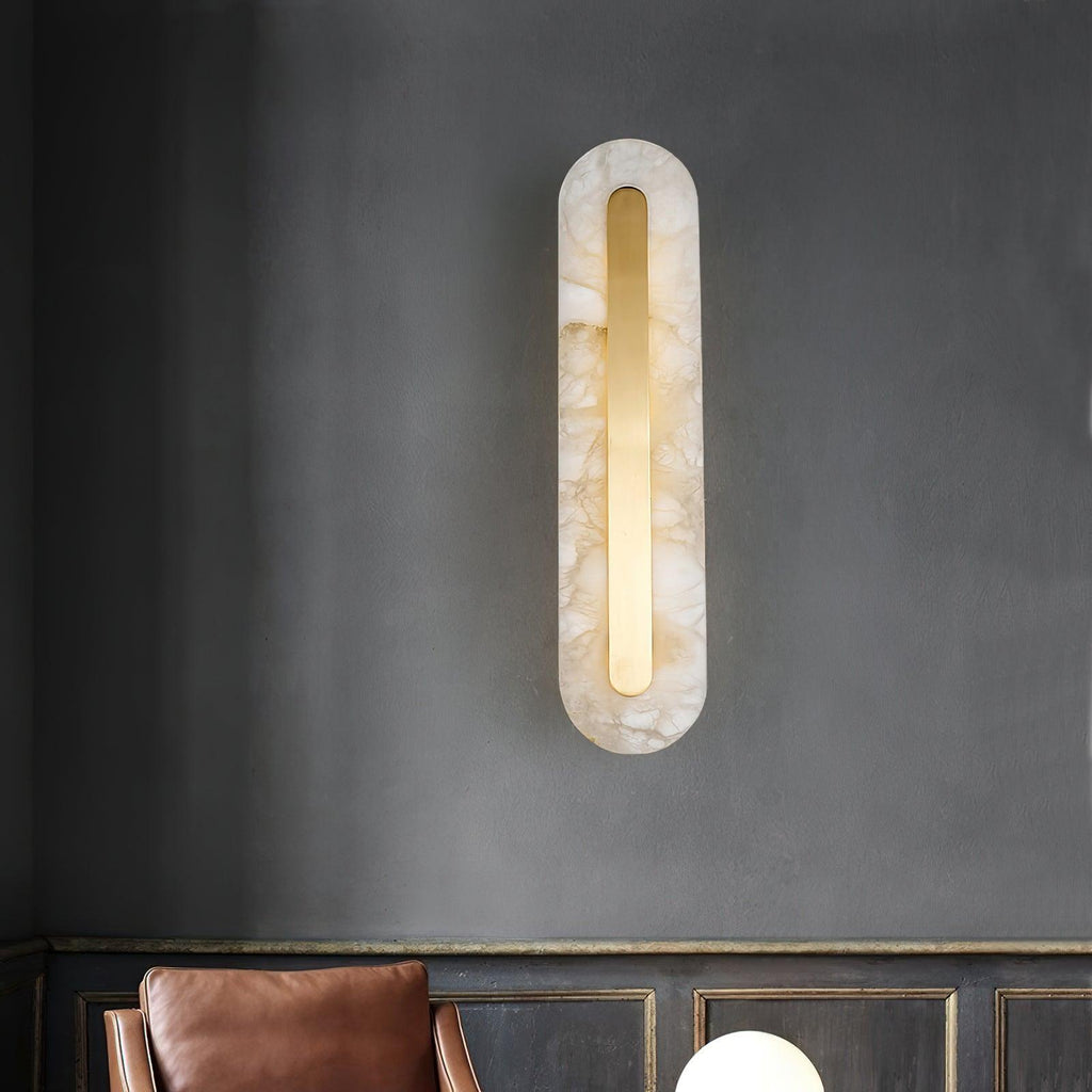Selvia Wall Sconce in Alabaster