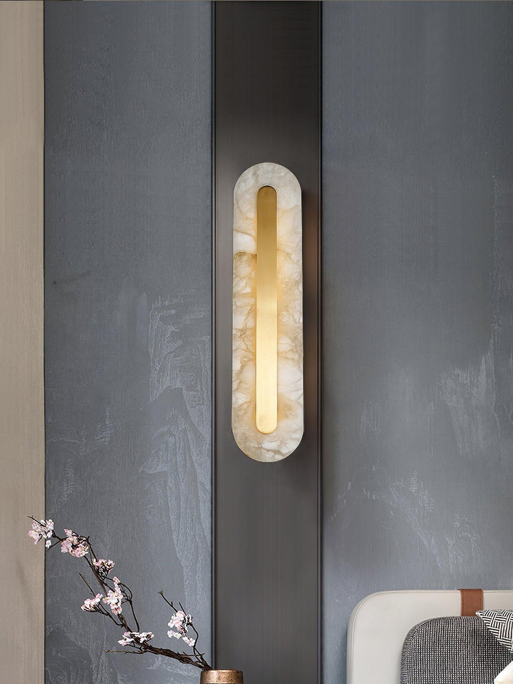 Selvia Wall Sconce in Alabaster