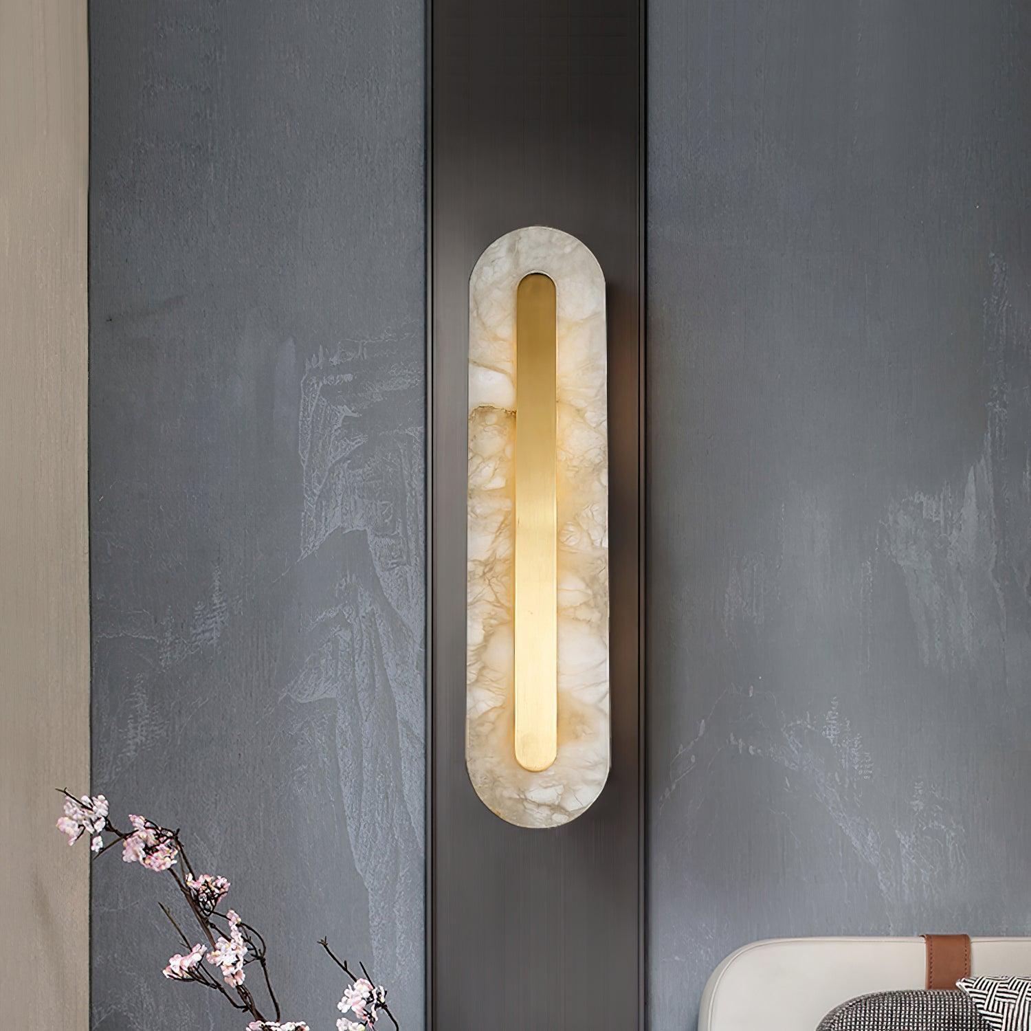 Selvia Wall Sconce in Alabaster