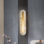 Hurn Alabaster Rounded Wall Lamp
