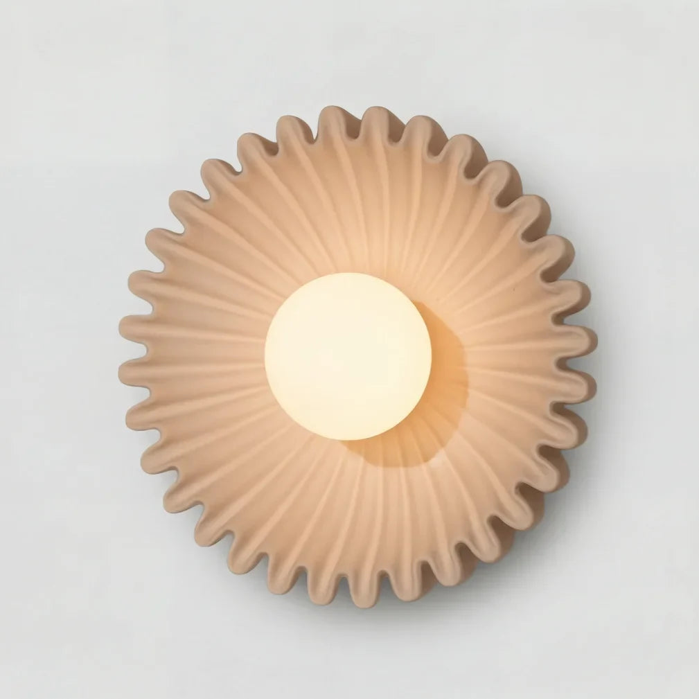 Marenys Modern Ceramic Flower Wall Light