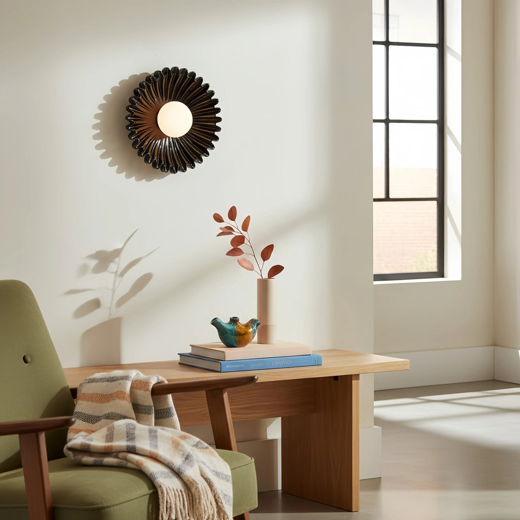 Marenys Modern Ceramic Flower Wall Light