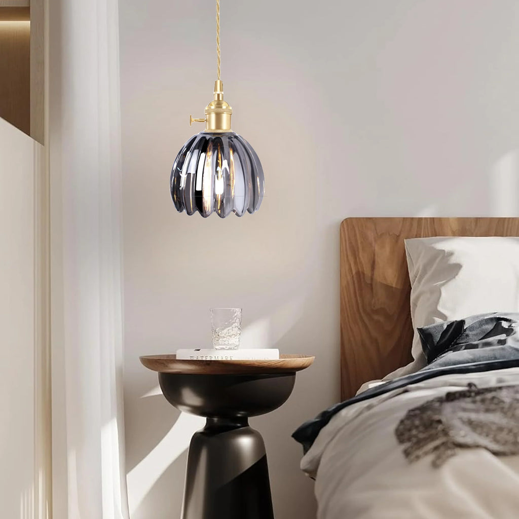 Marlee Petite Glass Flower Pendant Light