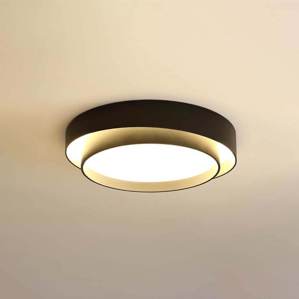 Arux Nordic Art Deco Round Surface Mount Ceiling Light