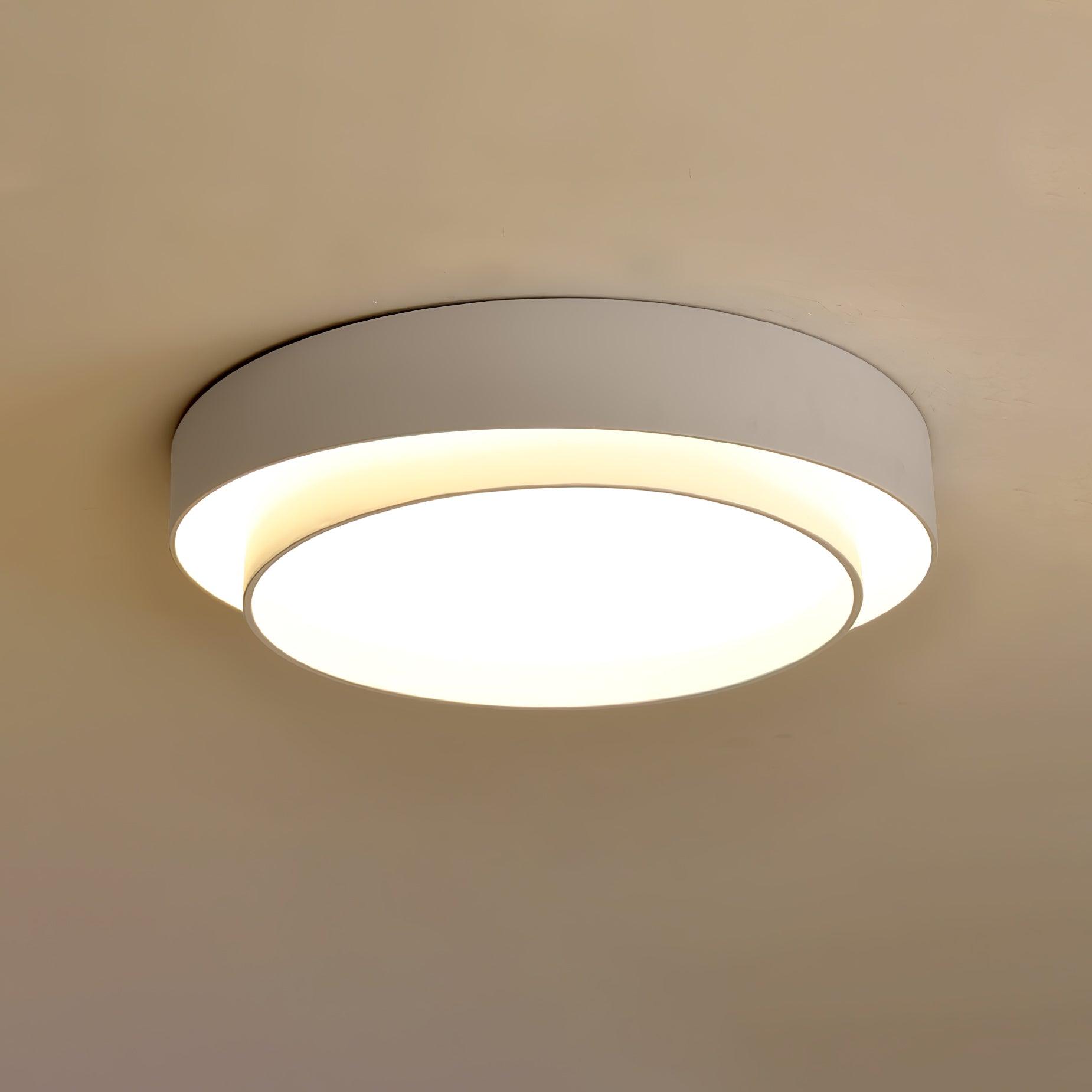 Double Layer Cylinder Modern Ceiling Lamp