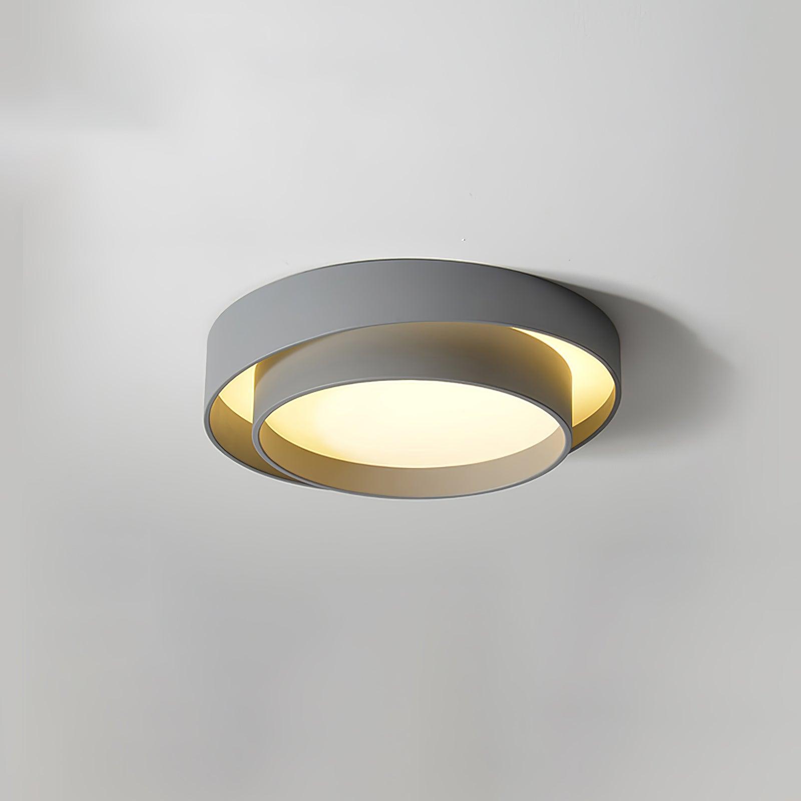 Arux Nordic Art Deco Round Surface Mount Ceiling Light
