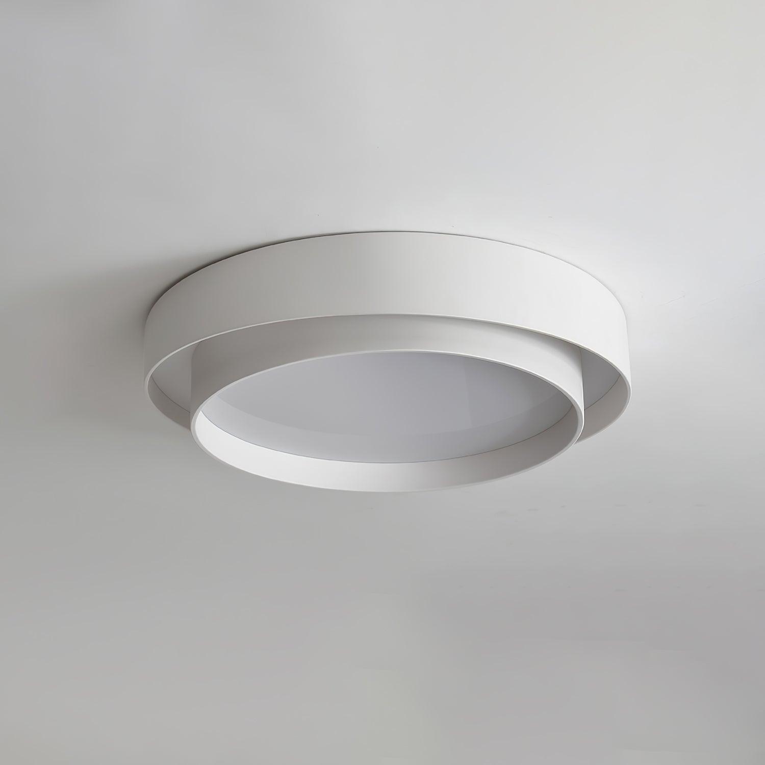 Double Layer Cylinder Modern Ceiling Lamp