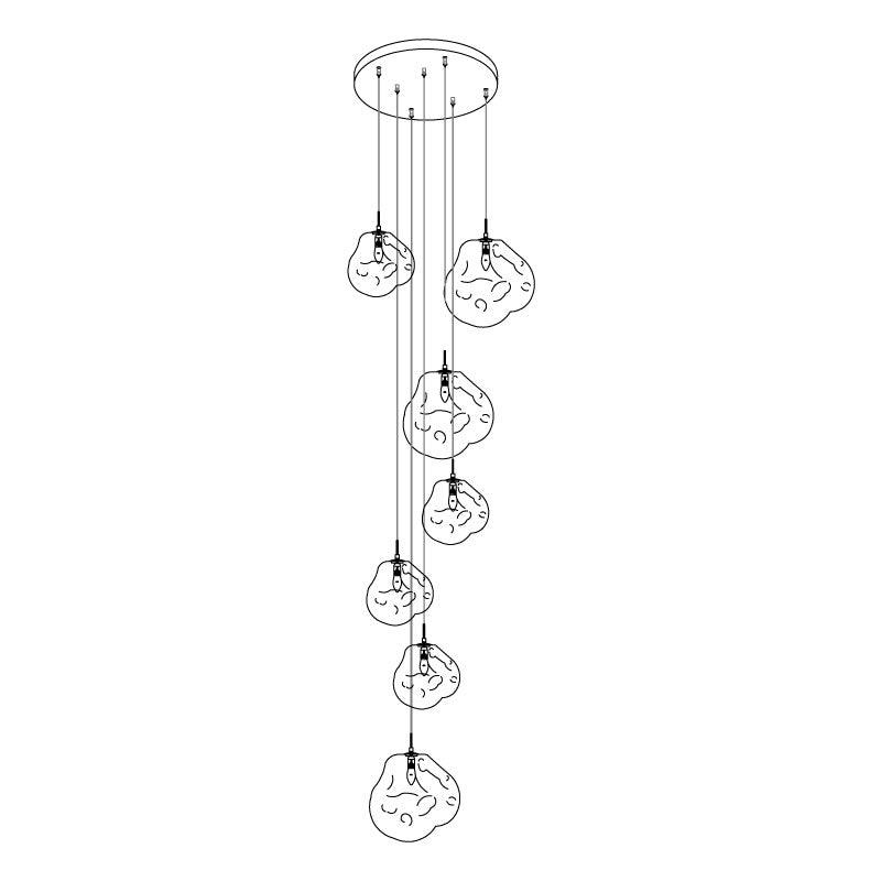 Valentina Pendant Light Irregular Sculptural