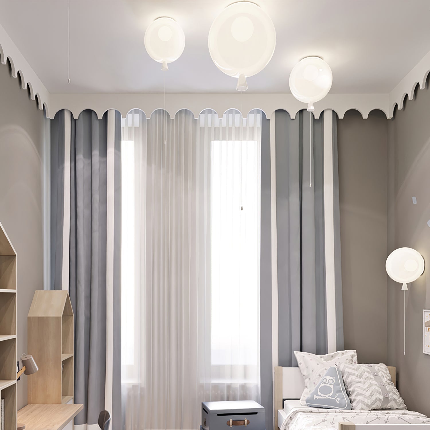 Solara Suspension Balloon Shape Playful Fantasy