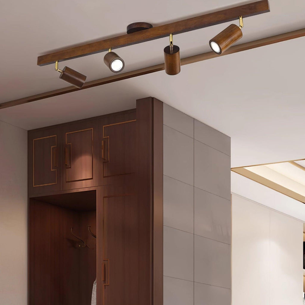 Veril Ceiling Spot Light Wood