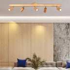 Veril Track Lighting Spotlight Wood