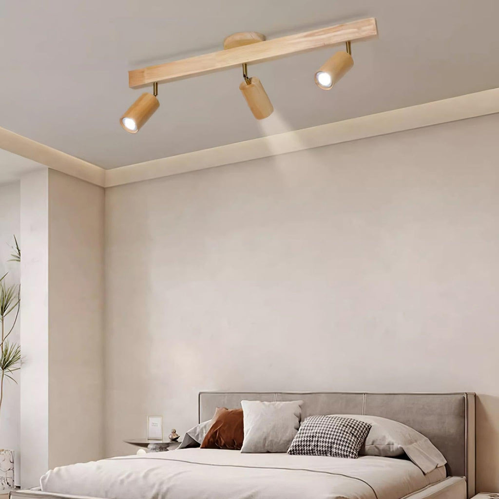 Veril Ceiling Spot Light Wood