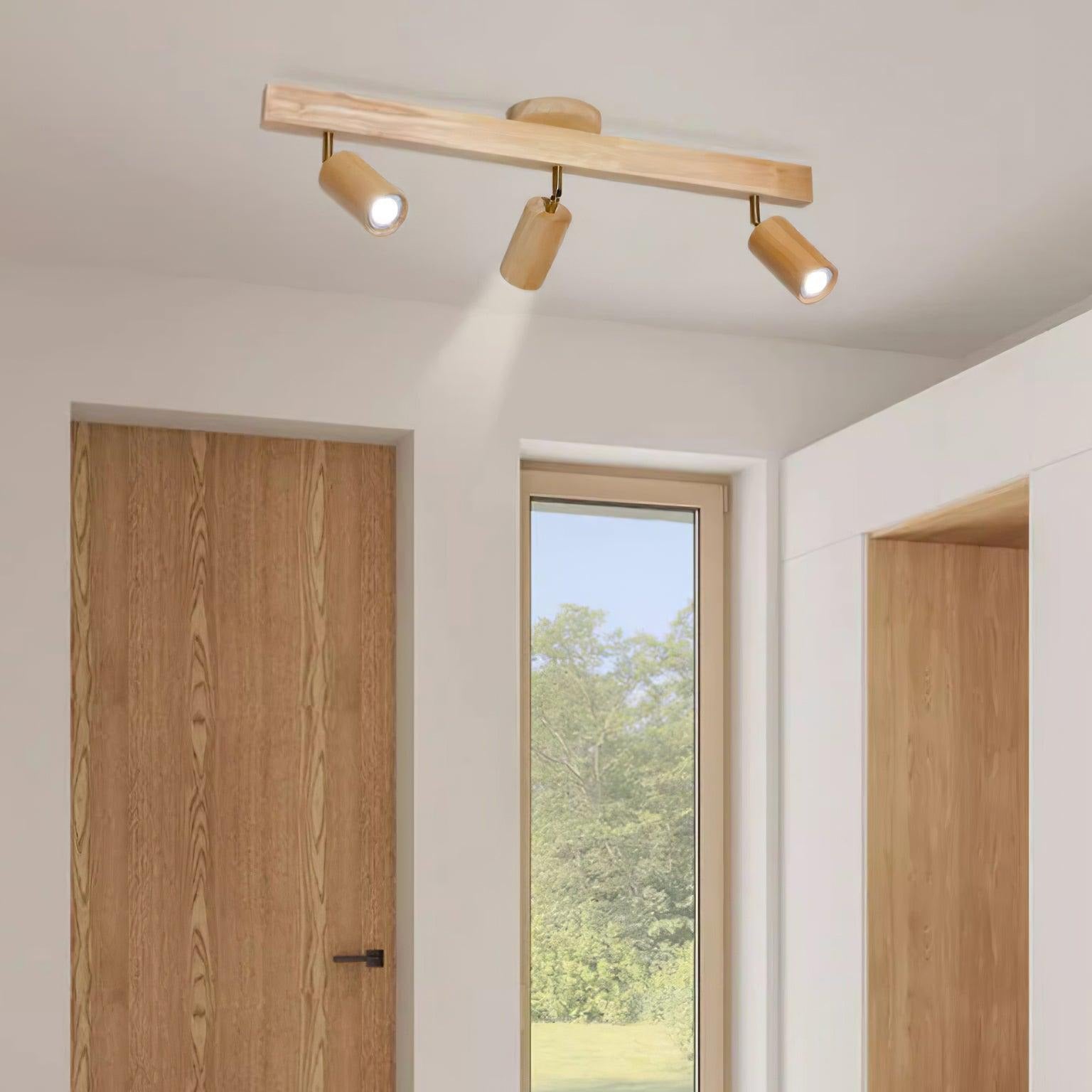 Veril Ceiling Spot Light Wood