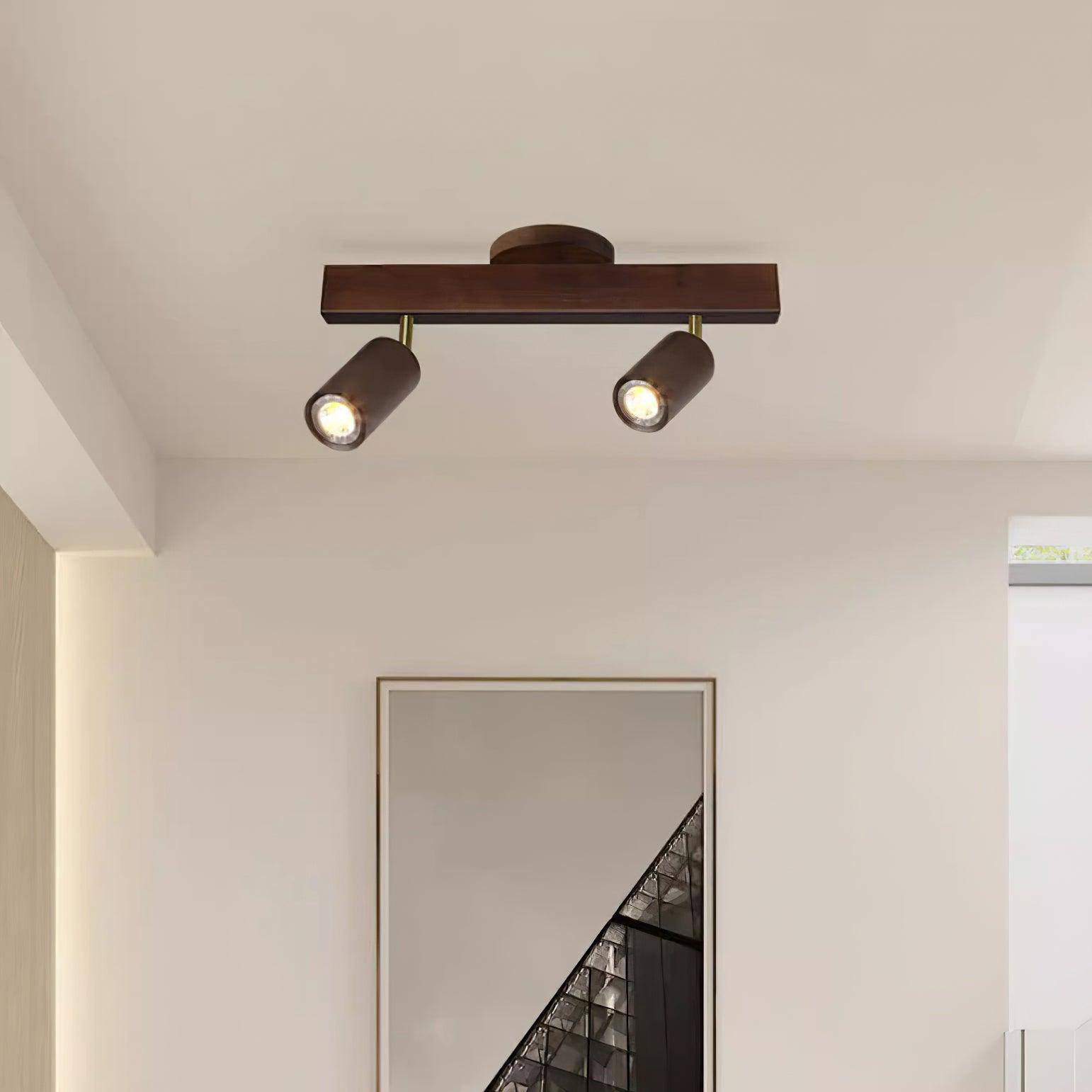 Veril Track Lighting Spotlight Wood