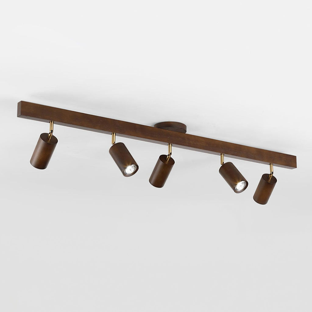 Veril Track Lighting Spotlight Wood