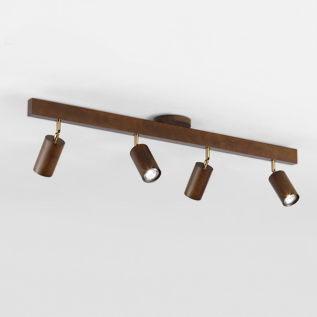 Veril Track Lighting Spotlight Wood