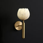 Ralin Alabaster Flowers Wall Lamp