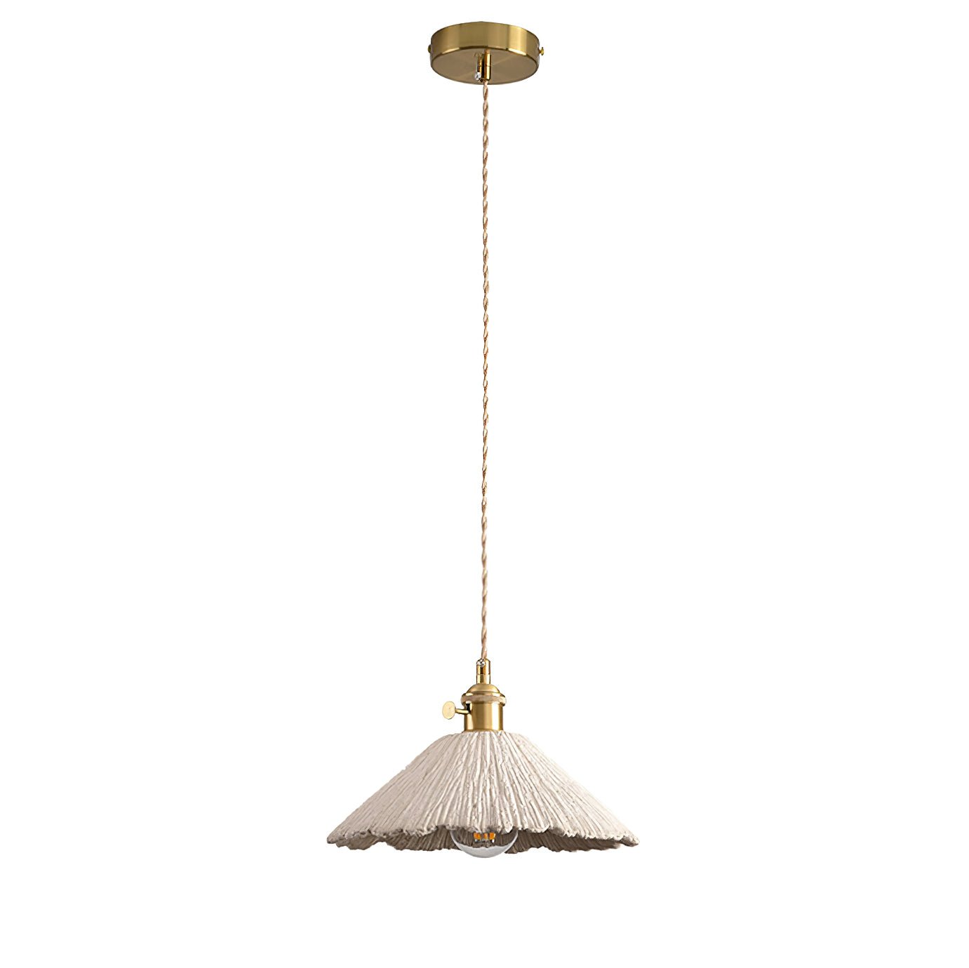 Kirae Textured Pendant Lights Cement