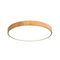 Eliriel Round Minimalist Ceiling Lamp in Wood
