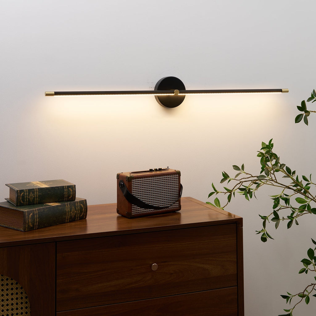 Modern Style Double Stem Linear Minimalist Wall Light