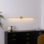 Ivox Minimalist Linear Wall Lamp Gold&Black