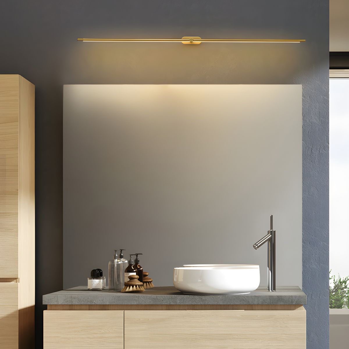 Minimalist Rechargeable Linear Wall Sconce