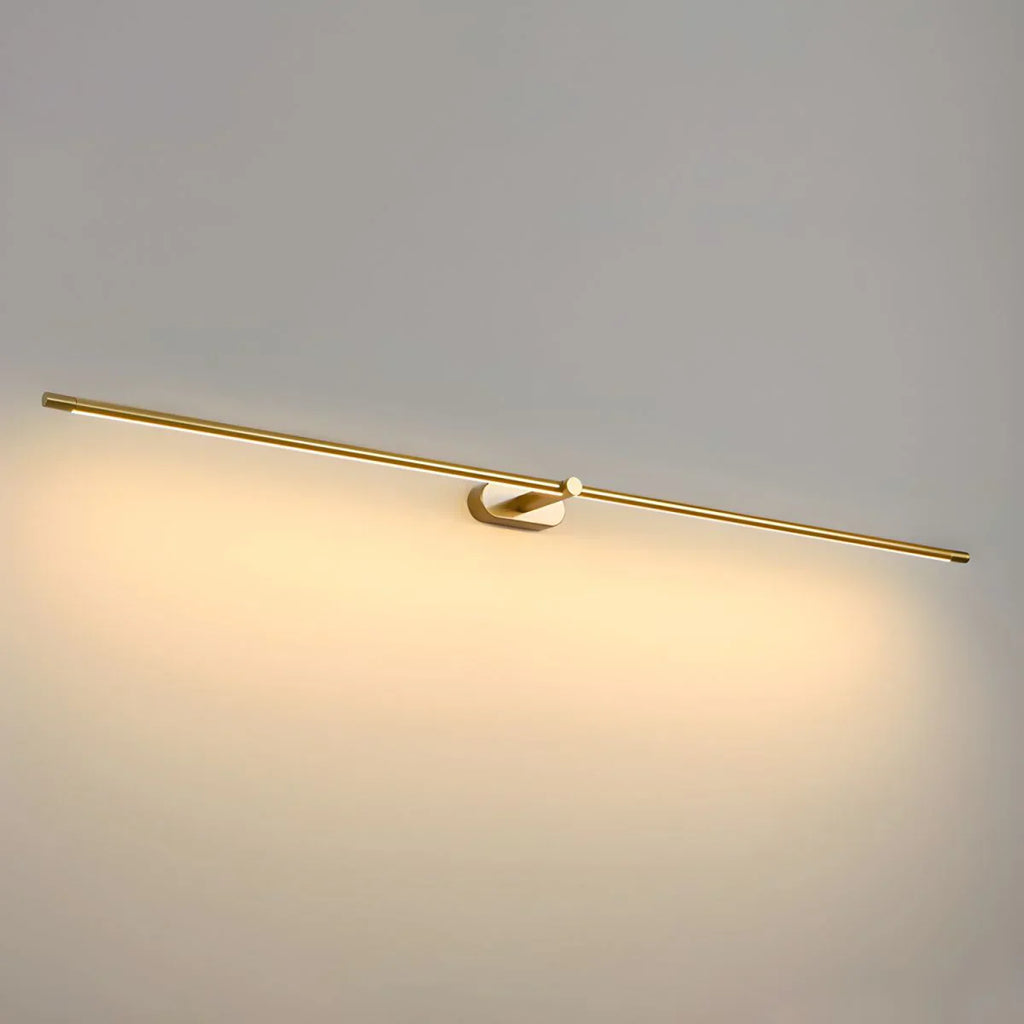 Ivox Minimalist Linear Wall Lamp Gold&Black