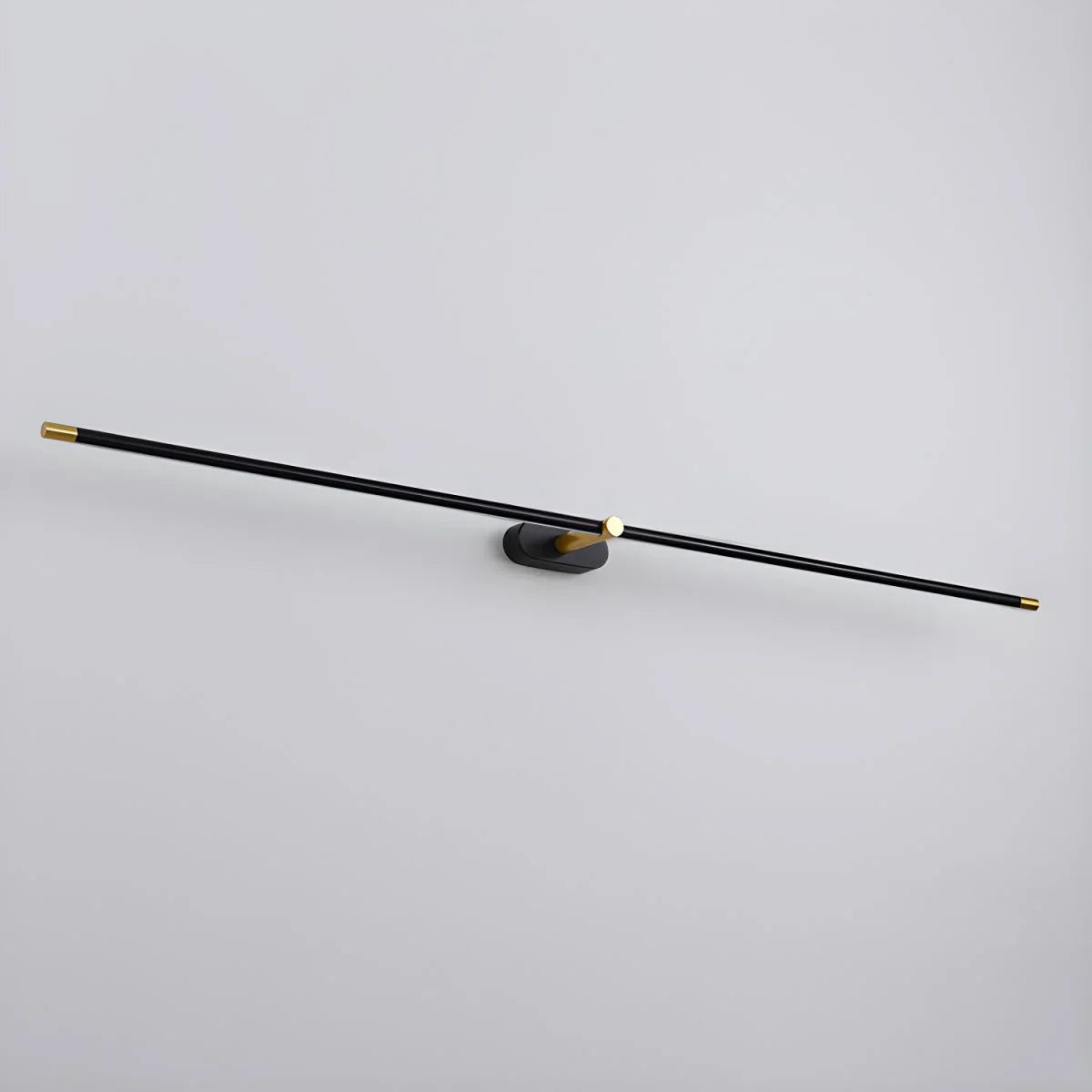Ivox Minimalist Linear Wall Sconce Gold & Black