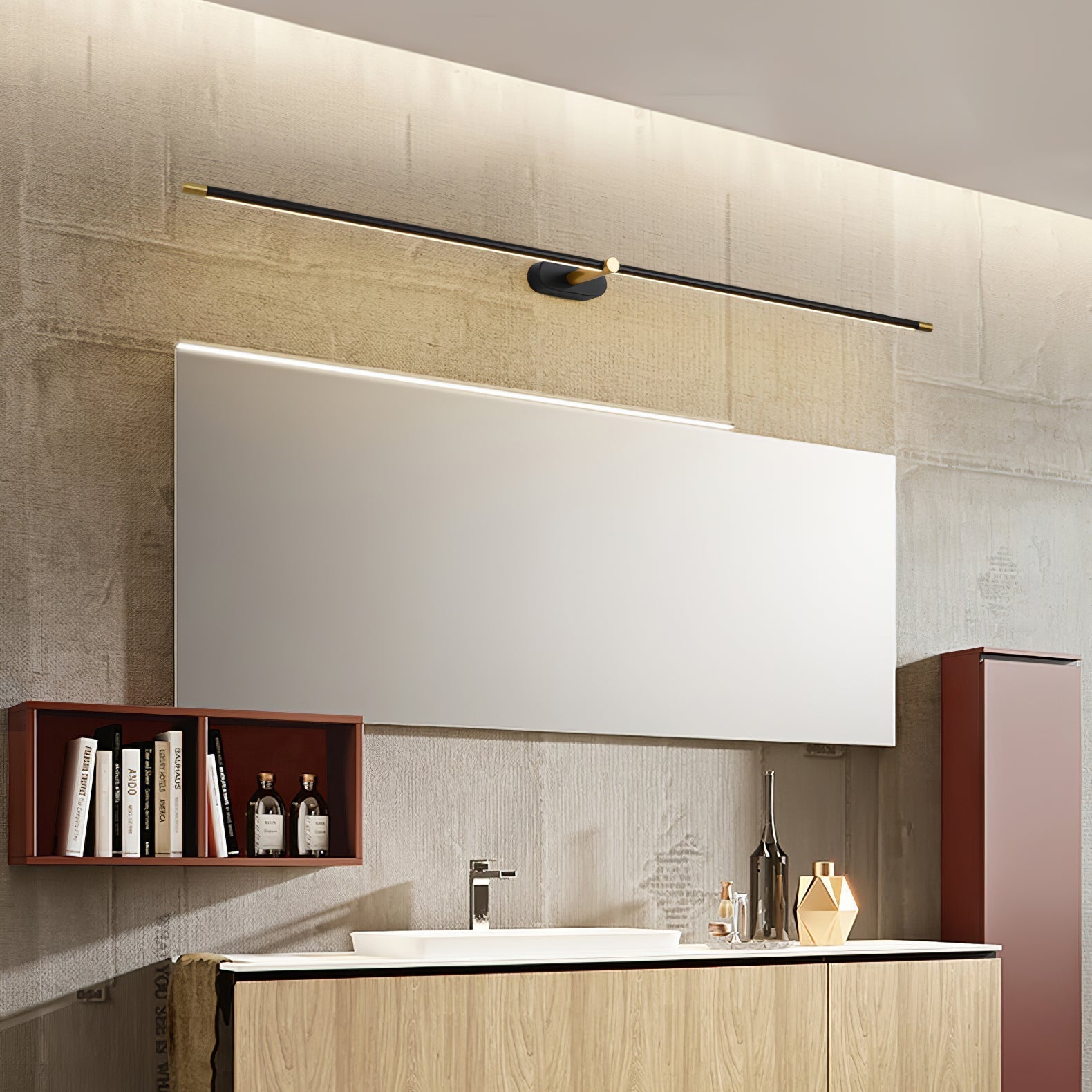 Flano Minimalistic Linear Rechargeable Wall Lamp