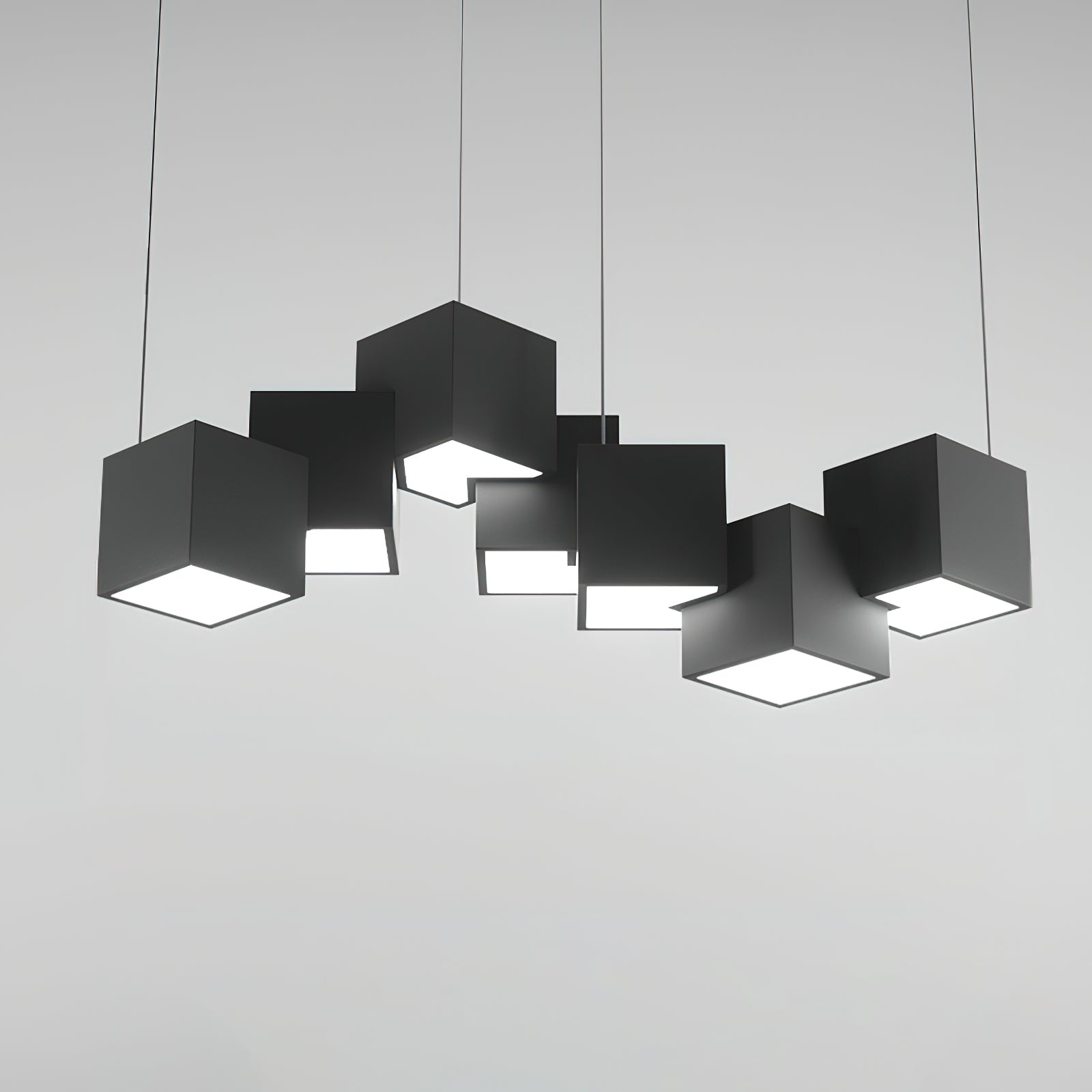 Mobile Rubik's Cube Chandelier