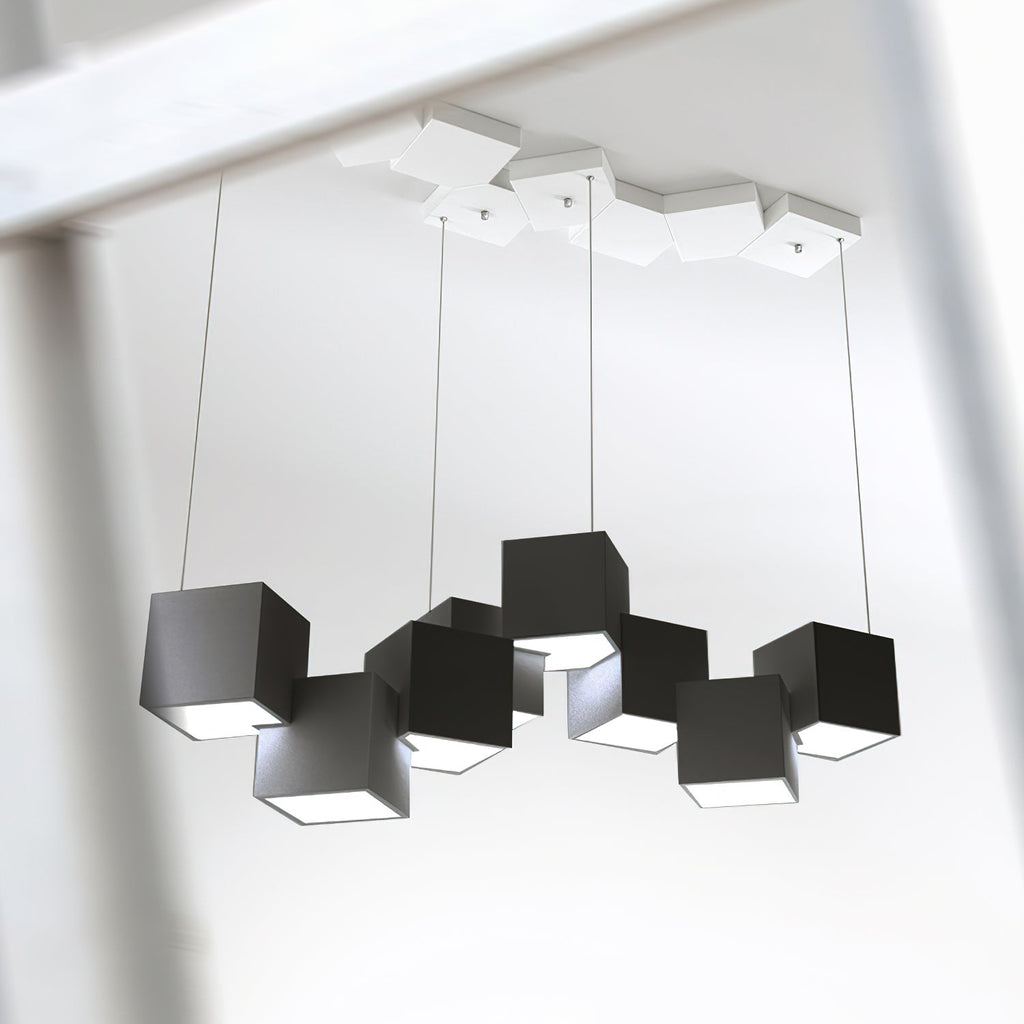 Mobile Rubik's Cube Chandelier