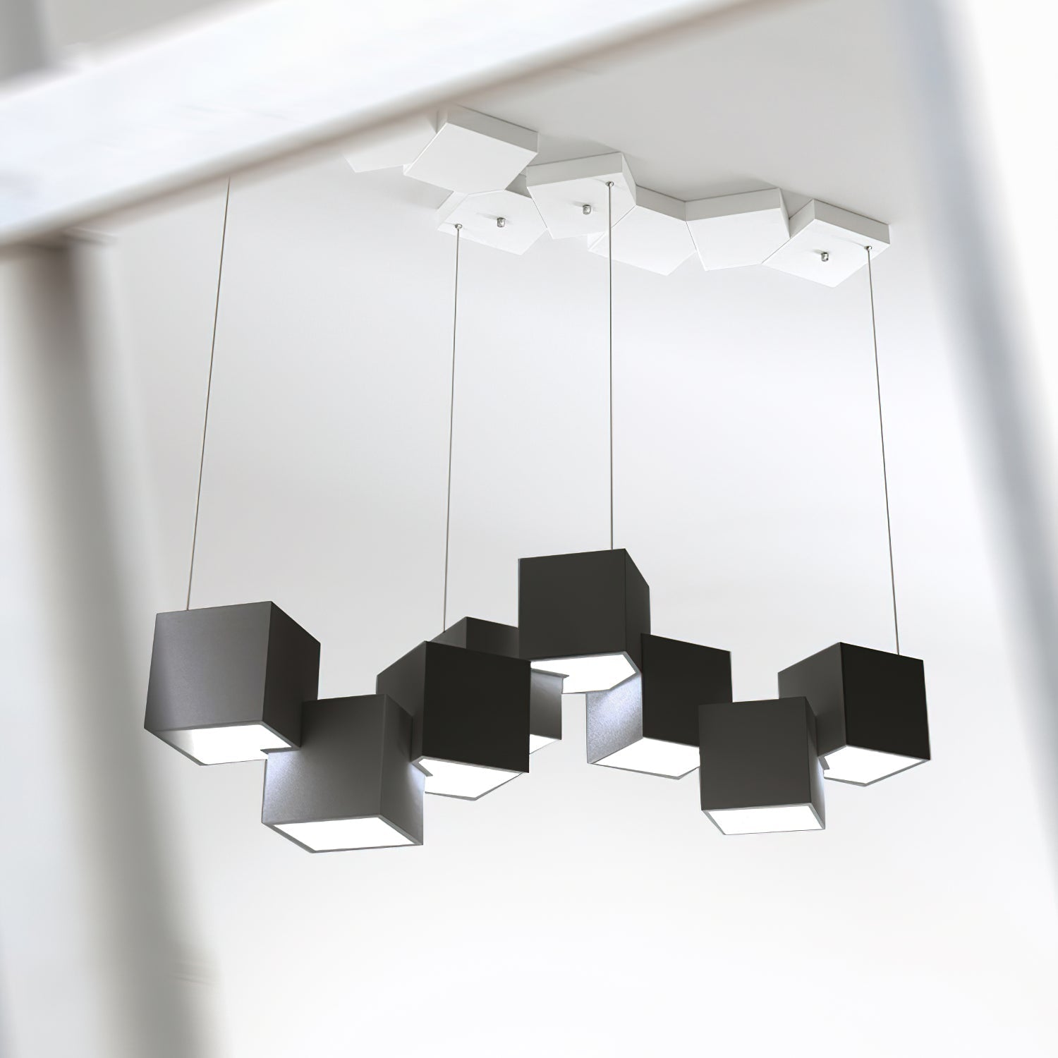 Mobile Rubik's Cube Chandelier