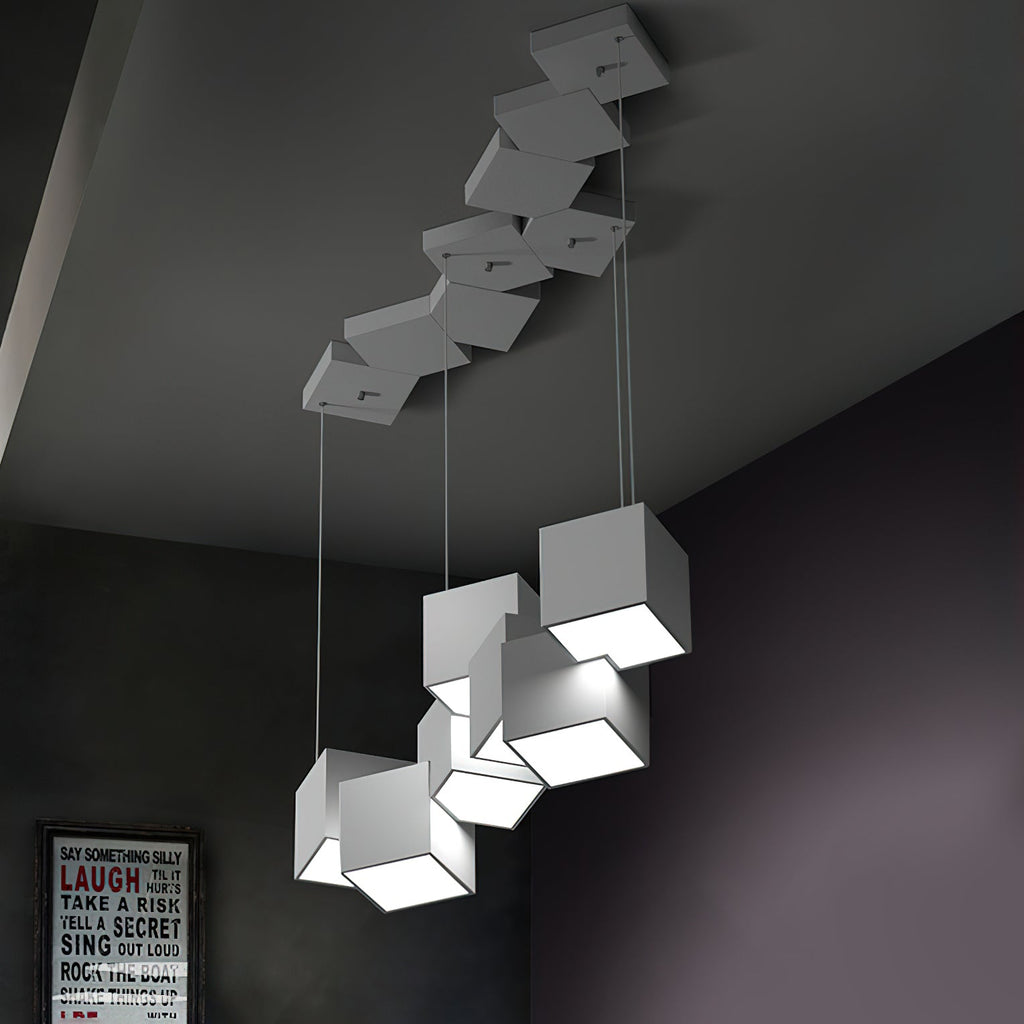 Mobile Rubik's Cube Chandelier
