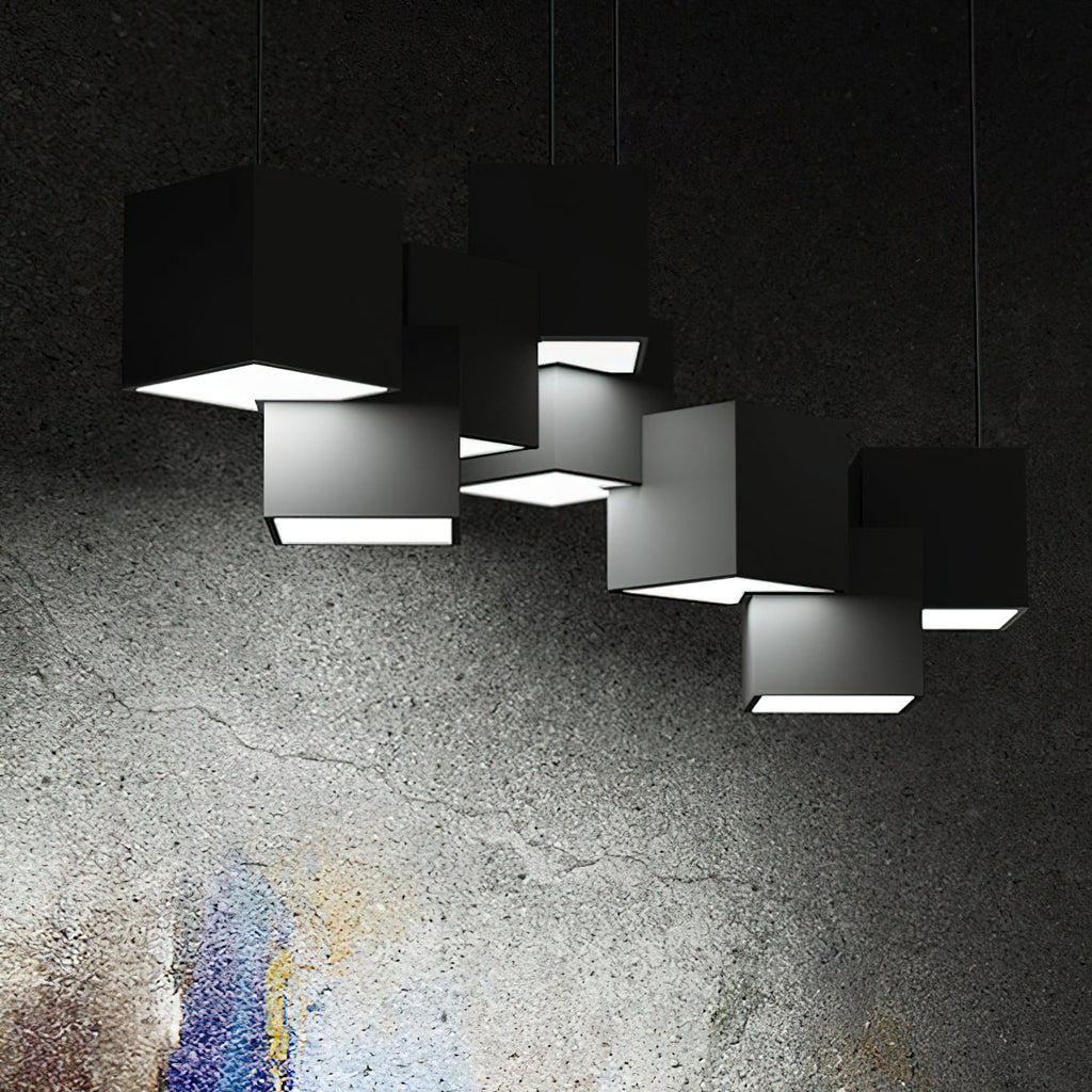 Mobile Rubik's Cube Chandelier