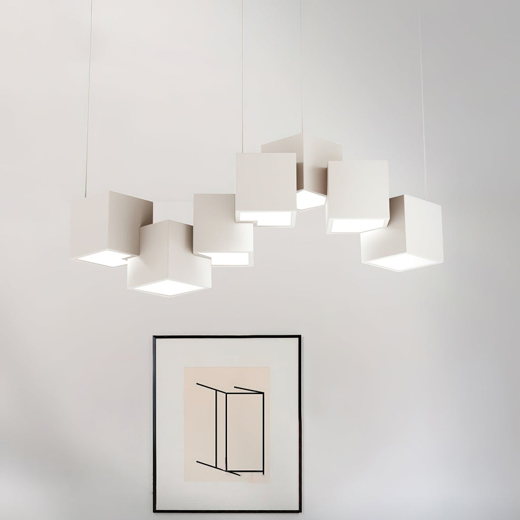 Mobile Rubik's Cube Chandelier