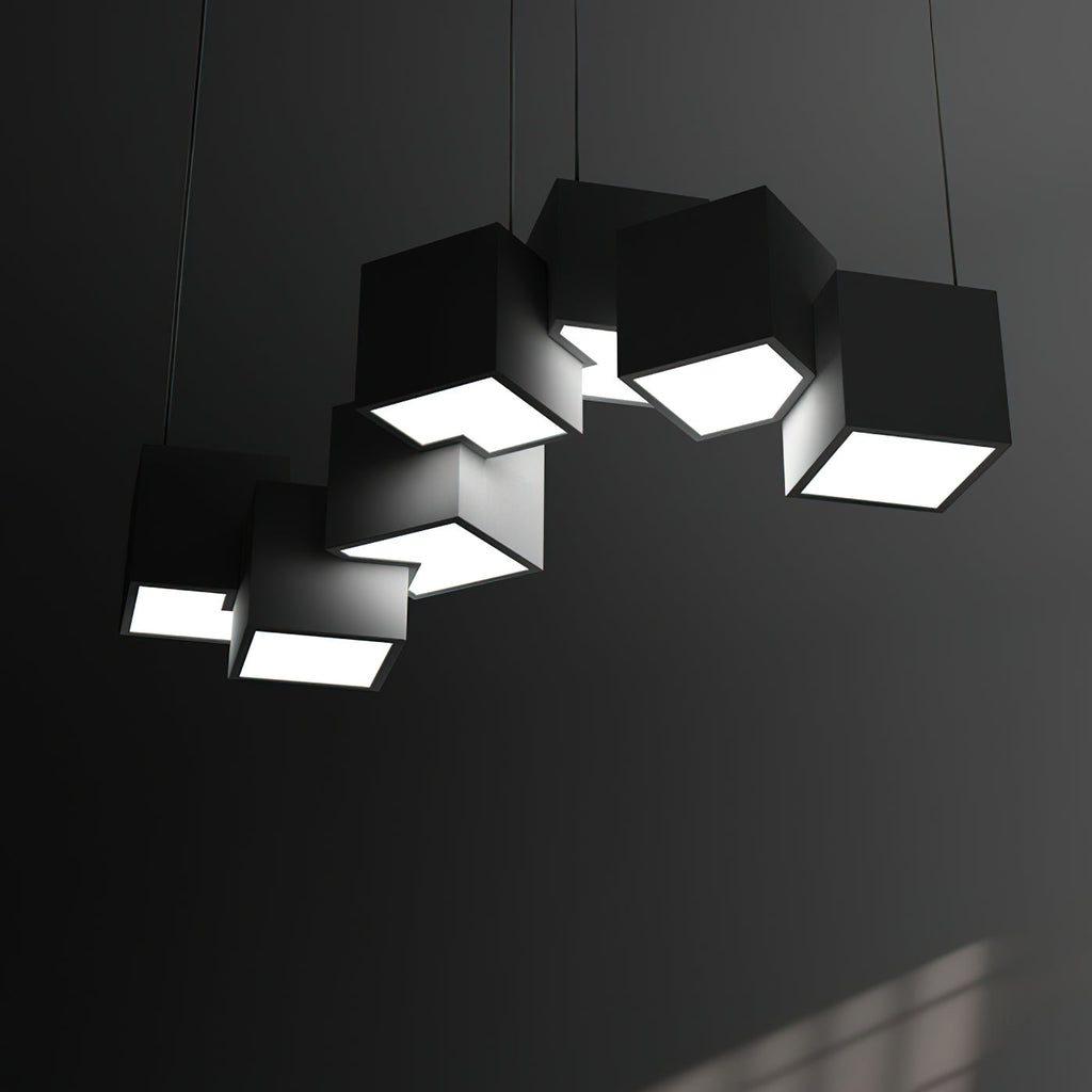 Mobile Rubik's Cube Chandelier