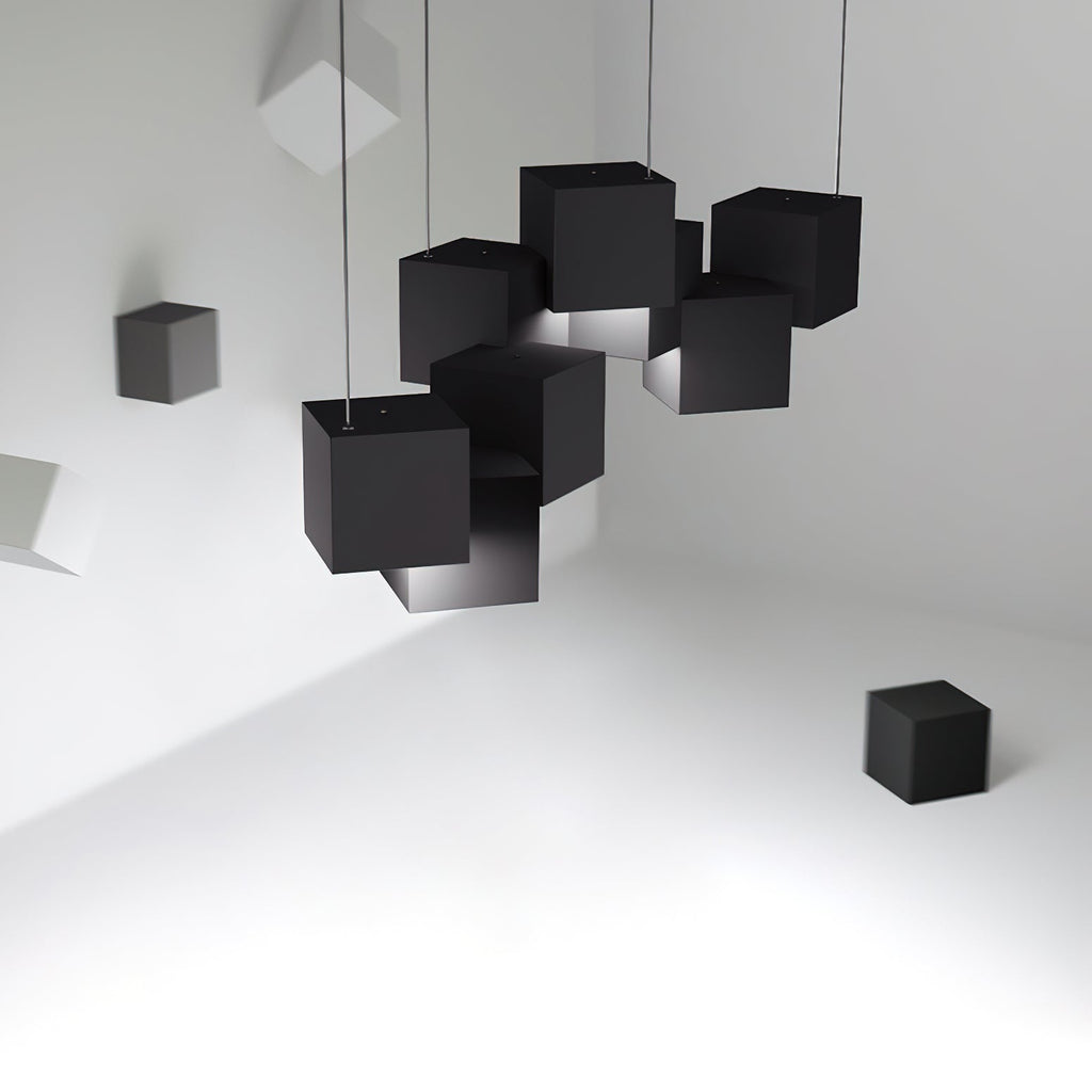 Mobile Rubik's Cube Chandelier