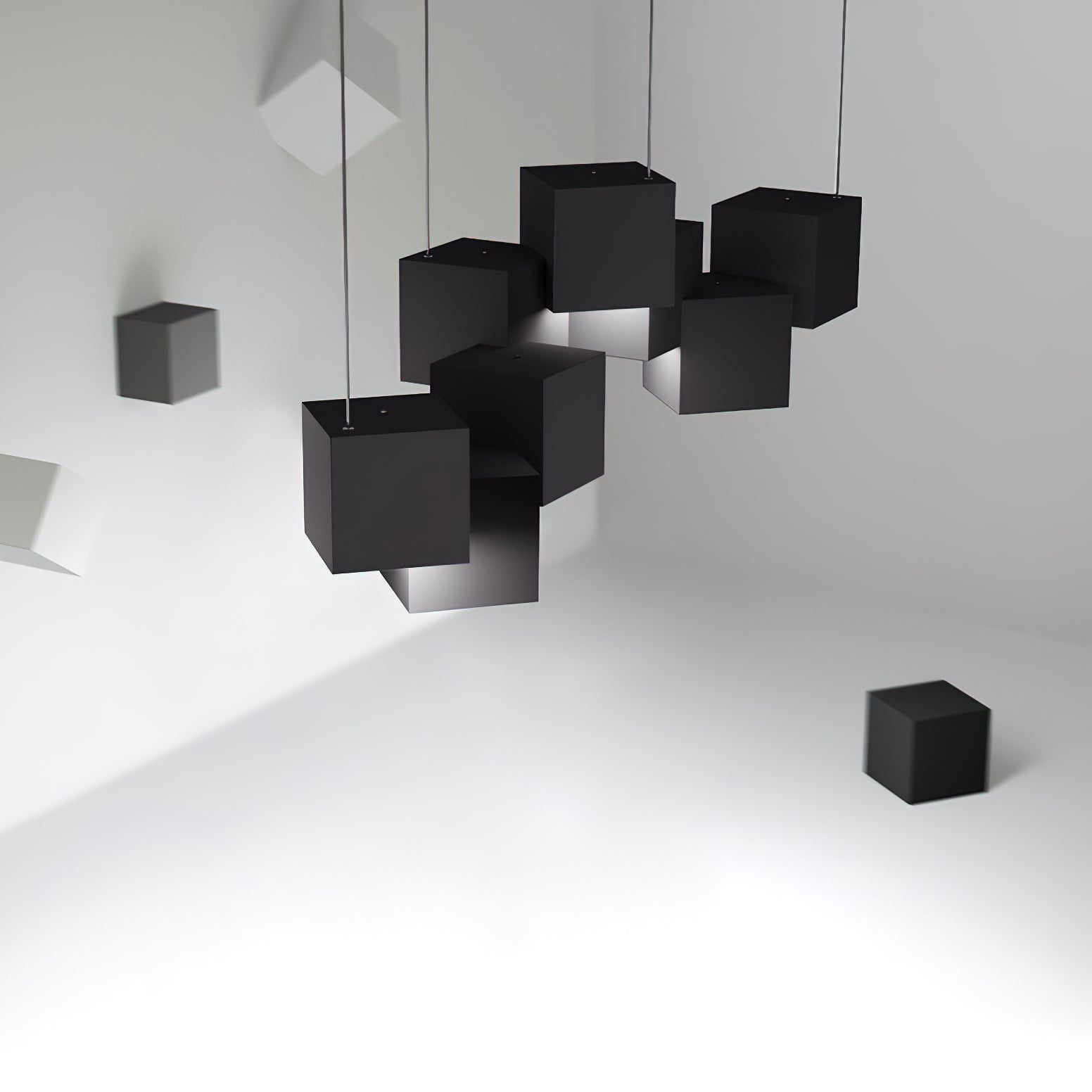 Mobile Rubik's Cube Chandelier
