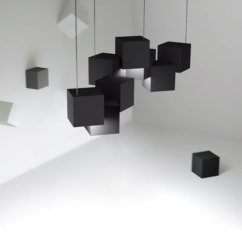 Mobile Rubik's Cube Chandelier