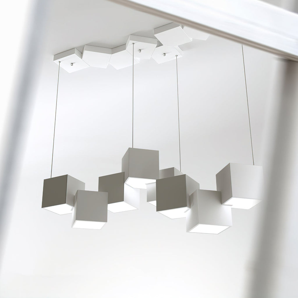 Mobile Rubik's Cube Chandelier