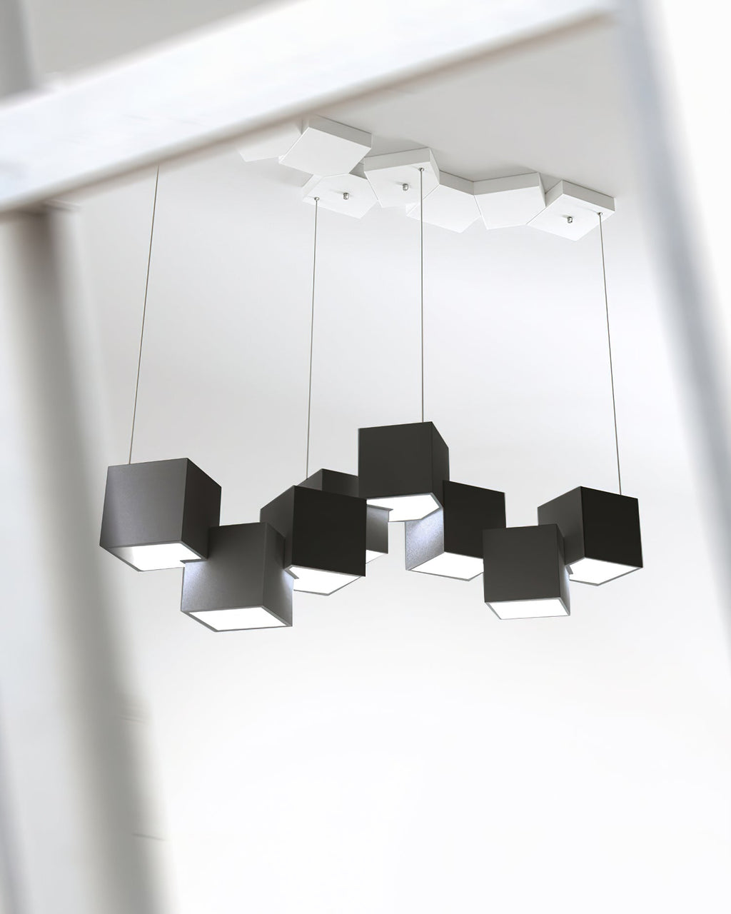 Mobile Rubik's Cube Chandelier