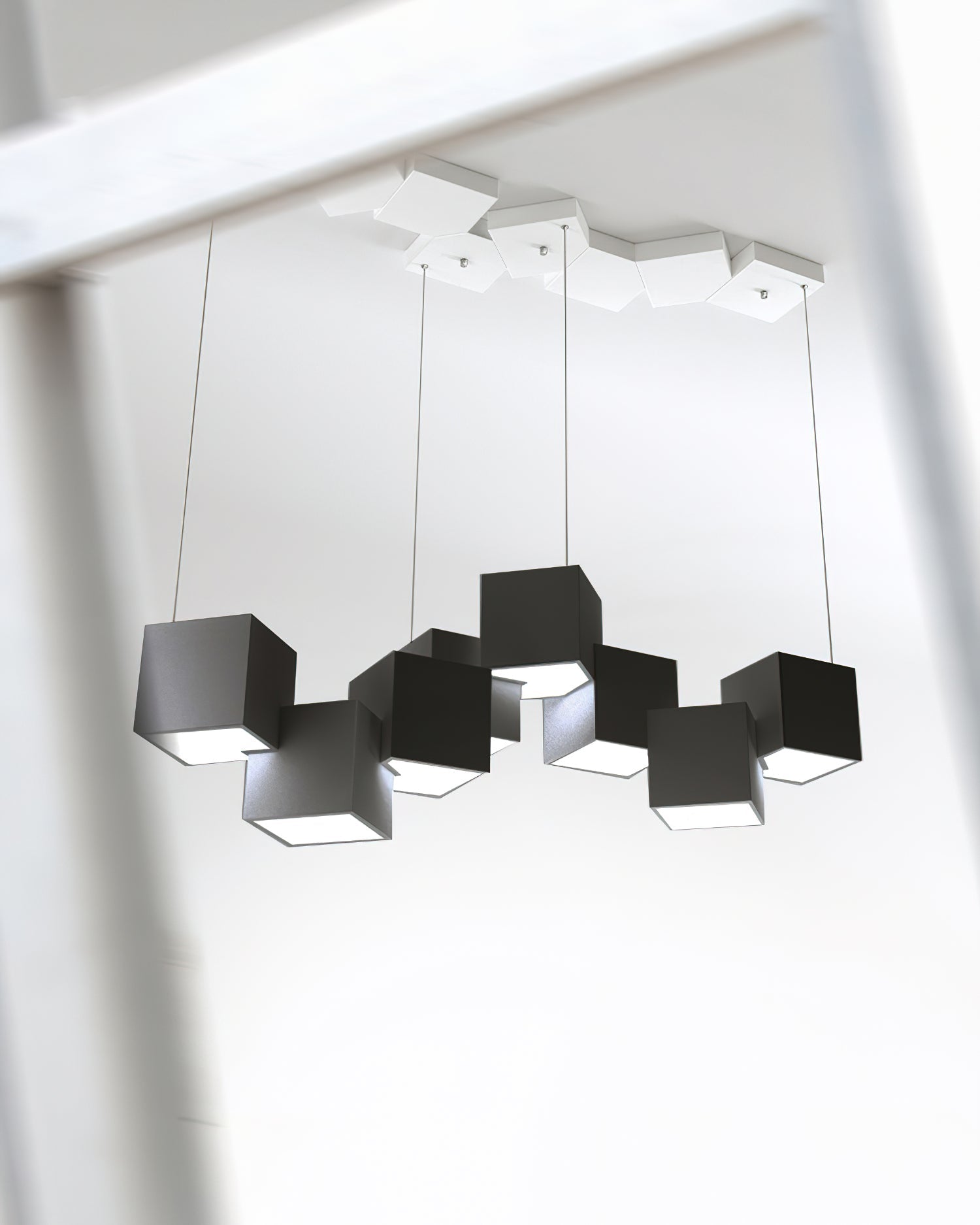 Mobile Rubik's Cube Chandelier