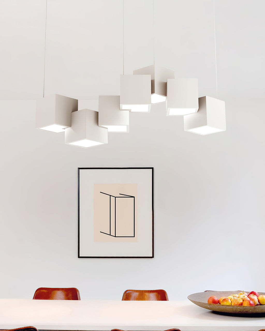 Mobile Rubik's Cube Chandelier