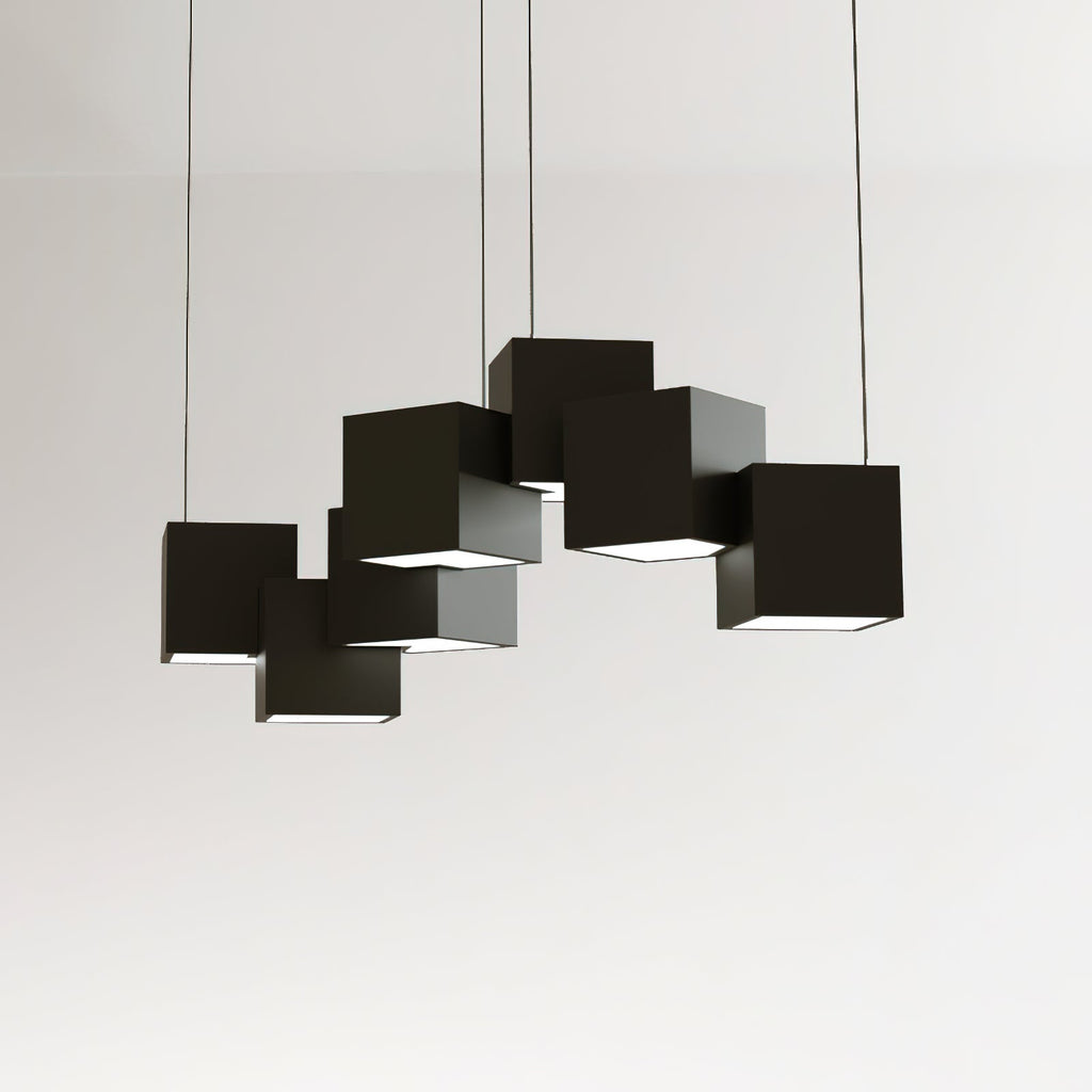 Mobile Rubik's Cube Chandelier