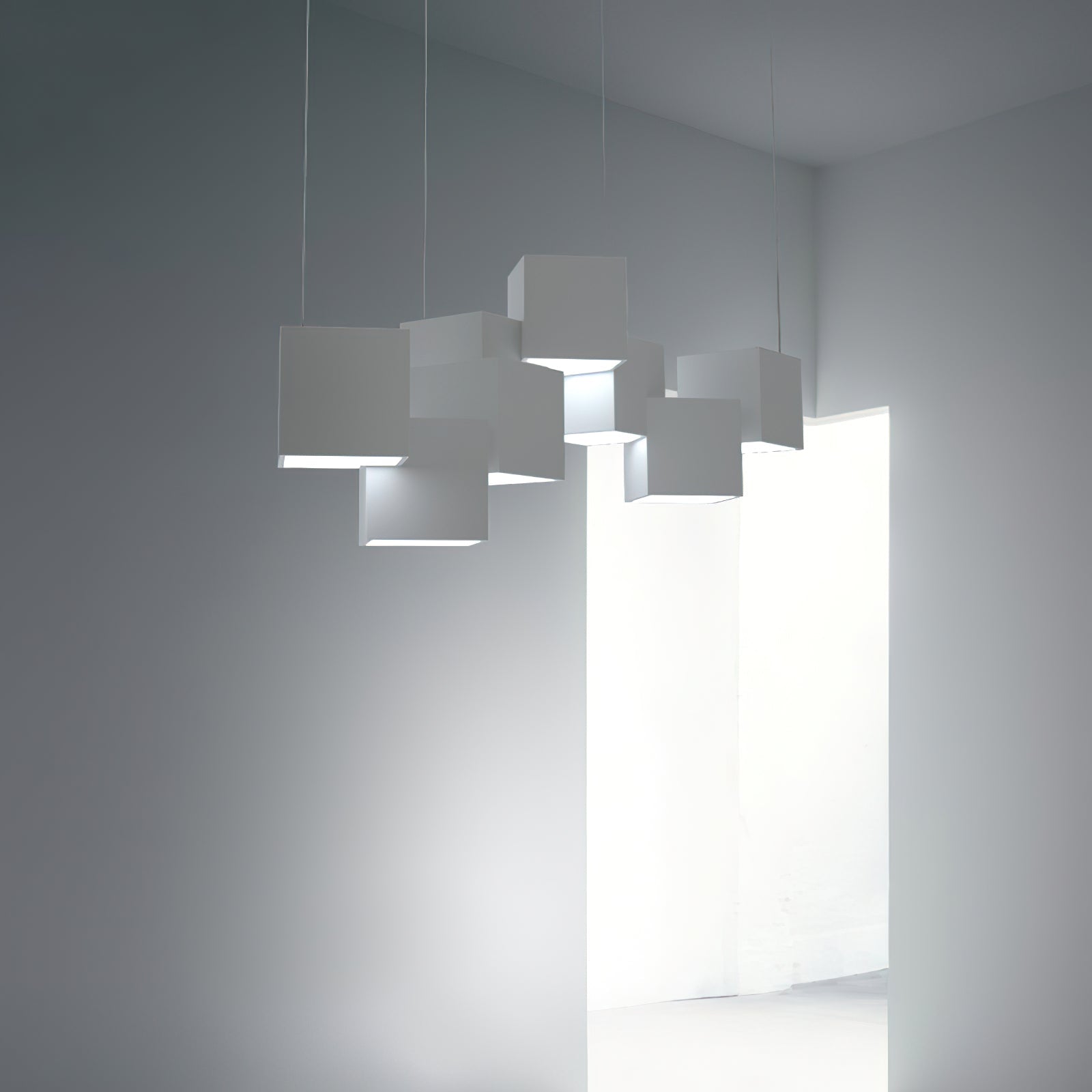 Mobile Rubik's Cube Chandelier
