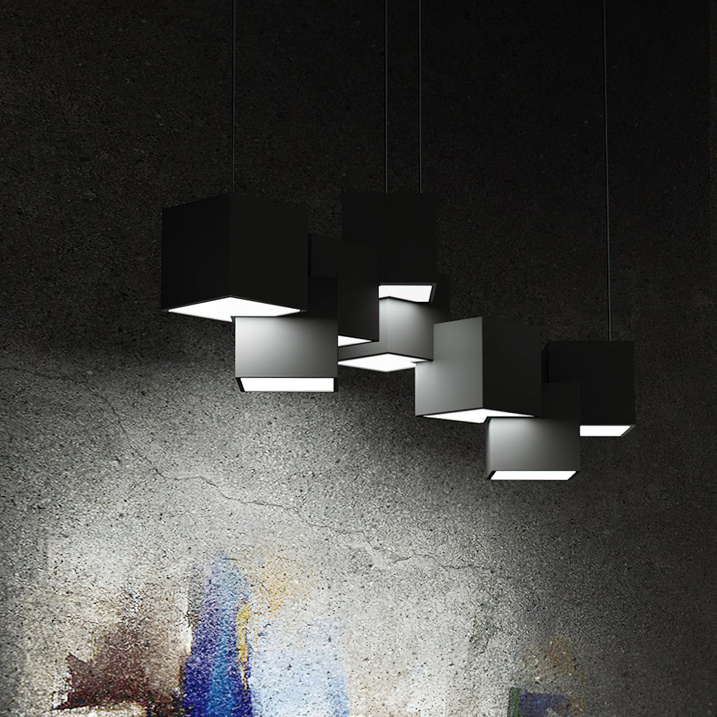 Mobile Rubik's Cube Chandelier