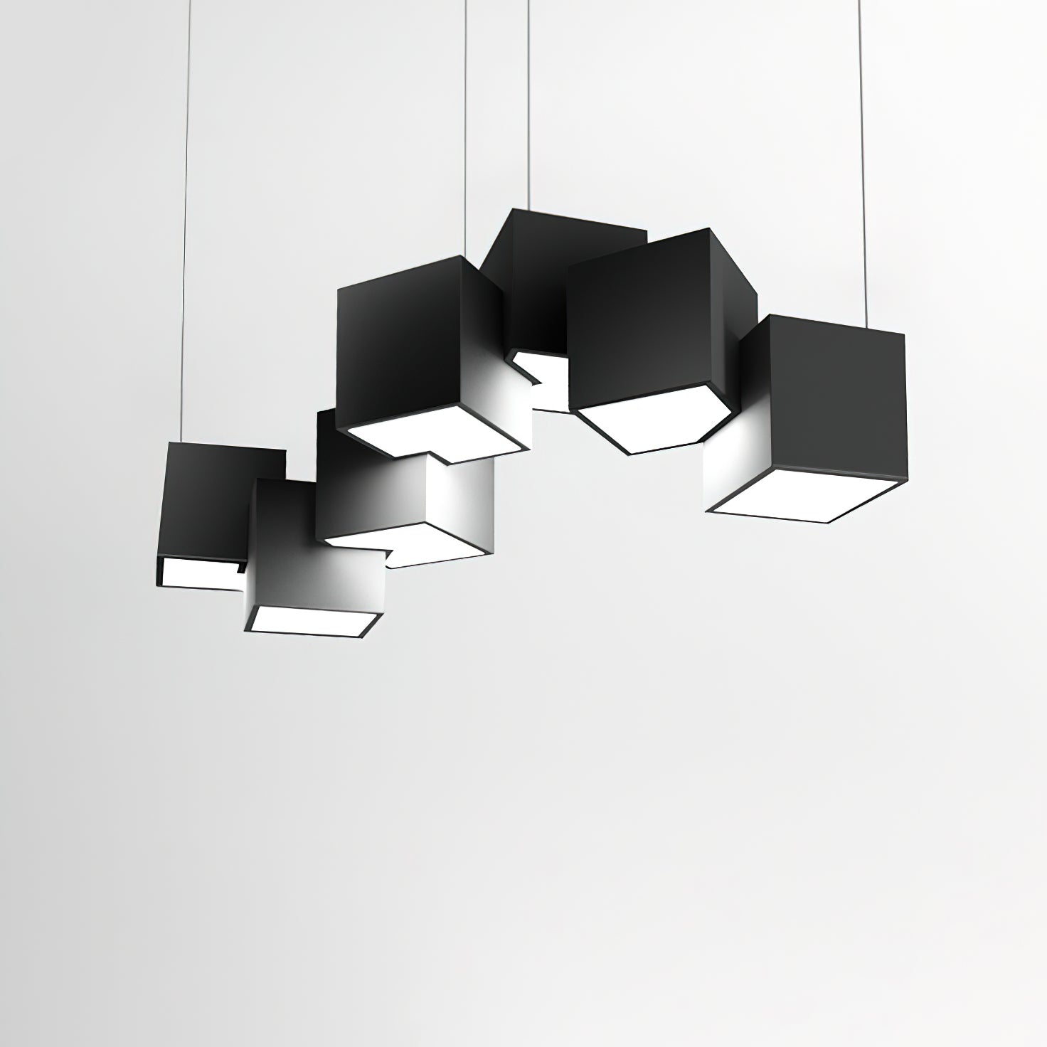 Mobile Rubik's Cube Chandelier